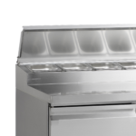 TEFCOLD SALADETTE LINE 3 DEUREN - GN1/1 - MET INGEBOUWDE SALADETTE - zonder bakjes - SS1435 - Afbeelding 2