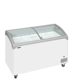 TEFCOLD Elegante diepvrieskist met gebogen glazen schuifdeksels - NIC402SCEB