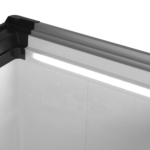 TEFCOLD Moderne ijskast met glazen deksels - IDB500-W1 - Afbeelding 3