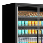 TEFCOLD 880 mm diepe multideckkoeler met deuren - Galaxy+ GP10FGD Maxi Black - Afbeelding 3