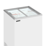 TEFCOLD Diepvrieskist met vlakke glazen schuifdeksels - IC102SC