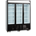 TEFCOLD 3-deurs displaykoeler met kap - FSC1600H