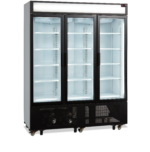 TEFCOLD 3-deurs displaykoeler met kap - FSC1600H
