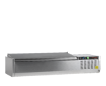 G-Line by TEFCOLD Gekoelde RVS topping unit met deksel - GVC33-120 S/S