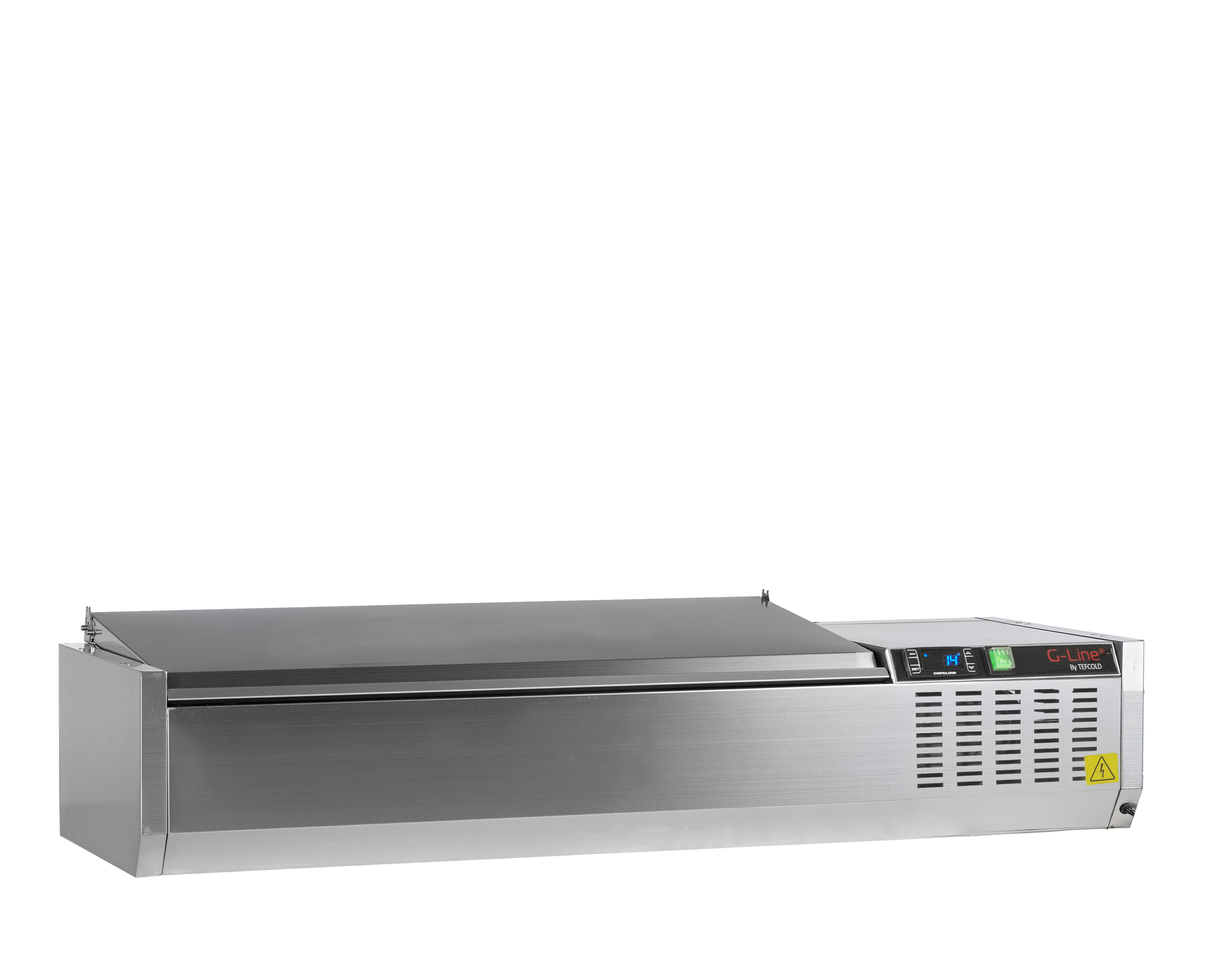 cGVyZmlvbi84ZDc3ZjgxYy1kODA0LTQ5ZjktYjI0OS03NjdjNmNhOGQ0MjYucG5n G-Line by TEFCOLD Gekoelde RVS topping unit met deksel - GVC33-120 S/S - Afbeelding 1