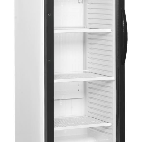 TEFCOLD Flessenkoeler met aan linkerkant scharnierende deur CEV425CP 2 LED L/H
