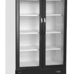 TEFCOLD 2-deurs displaykoeler met kap - FSC1000H