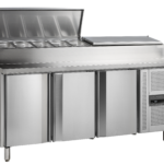 TEFCOLD Roestvast stalen counter met koelbak voor GN1/3 pannen - SS7300