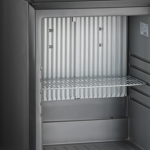 TEFCOLD Zwarte minibar met glazen deur - TM33G-1 - Afbeelding 2
