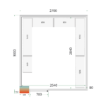 TEFCOLD Professionele koeling - Shelf Rack System Kit