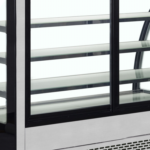 TEFCOLD Koelvitrinecounter met gebogen front en bovenblad - LPD1200C/BLACK - Afbeelding 3