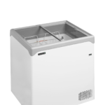 TEFCOLD Elegante diepvrieskist met vlakke glazen schuifdeksels - NIC202SC