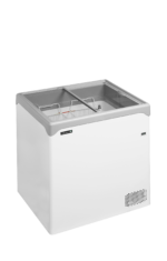 TEFCOLD Elegante diepvrieskist met vlakke glazen schuifdeksels - NIC202SC