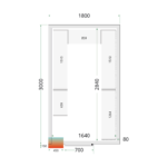 TEFCOLD Professionele koeling - Shelf Rack System Kit