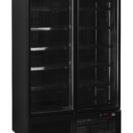 TEFCOLD Zwarte displayvriezer met instelbare planken - Atom Maxi F2DBB
