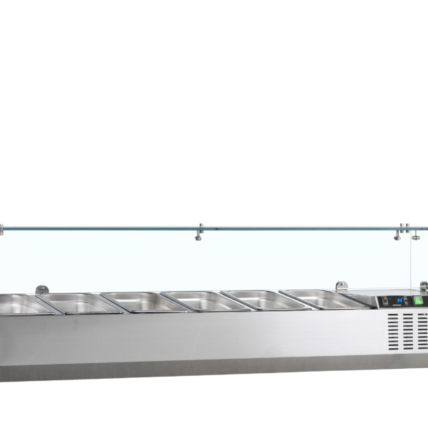 G-Line by TEFCOLD Gekoelde topping unit voor GN1/4 bakken GVC33-140