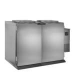 TEFCOLD Afvalbakkoeler voor twee 120 l / 240 l bakken - WBC 480
