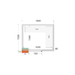 TEFCOLD Professionele koeling - Shelf Rack System Kit