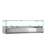 TEFCOLD OPZETKOELING 1/3 GLAS - 3XGN1/3 + 1XGN1/2 - zonder bakjes - VK38-120