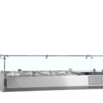 TEFCOLD OPZETKOELING 1/3 GLAS - 3XGN1/3 + 1XGN1/2 - zonder bakjes - VK38-120