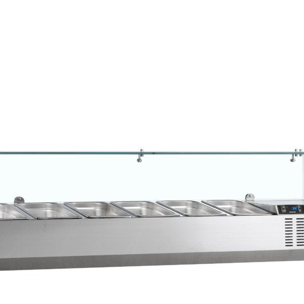 G-Line by TEFCOLD Gekoelde topping unit voor GN1/4 bakken GVC33-150