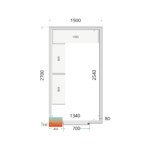 TEFCOLD Professionele koeling - Shelf Rack System Kit