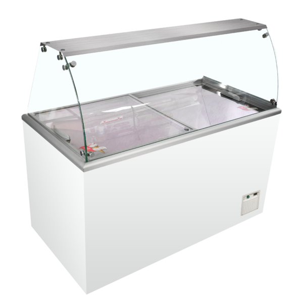 TEFCOLD Statische vitrine voor schepijs IDA500-W1+