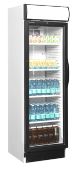 TEFCOLD Flessenkoeler met aan linkerkant scharnierende deur - CEV425CP 2 LED L/H - Afbeelding 2