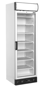 TEFCOLD Displayvriezer met kap en verwarmde glazen deur - UFFS371GCP