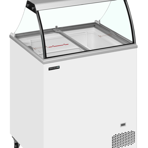 TEFCOLD Vriezer voor schepijs met bovenblad IC202SC-SO