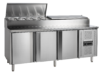 TEFCOLD Roestvast stalen counter met koelbak voor GN1/3 pannen - SS8300