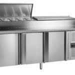 TEFCOLD Roestvast stalen counter met koelbak voor GN1/3 pannen - SS8300