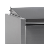 G-Line by TEFCOLD Gekoelde RVS topping unit met deksel - GVC33-200 S/S - Afbeelding 3
