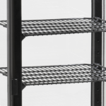 TEFCOLD Glazen koelvitrinecountertop voor presentatie en bewaren - UPD60-BLACK - Afbeelding 3