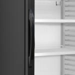 TEFCOLD TOPCOLD VITRINE 375 LT VERTICALE VERLICHTING - CEV425 1 LED Int. White Ext. Black (T401) - Afbeelding 2