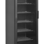 TEFCOLD Displayvriezer met verwarmde glazen deur - UFSC371G Black L/H