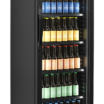 TEFCOLD Zwarte displaykoeler met opvallend uiterlijk - CEV425 BLACK
