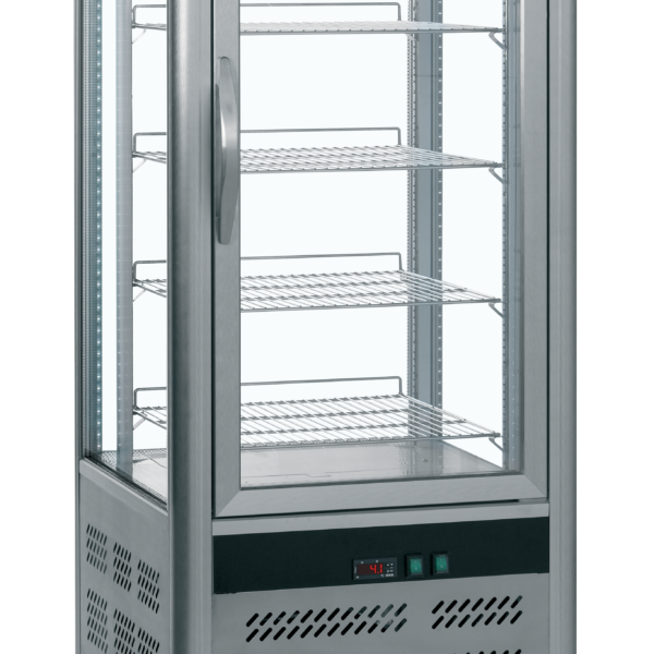 TEFCOLD Verticale glazen koelvitrine UPD200