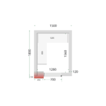 TEFCOLD Professionele koeling - Shelf Rack System Kit