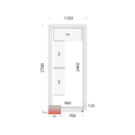TEFCOLD Professionele koeling - Shelf Rack System Kit