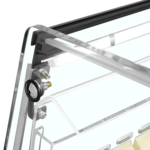 TEFCOLD Energiezuinige impulskoeler met glazen deksels - PDC126 VS SL LED - Afbeelding 4