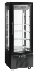 TEFCOLD Verticale glazen vriesvitrine voor optimale zichtbaarheid - UPD400-F