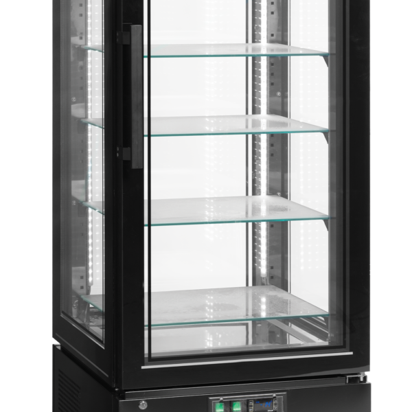 TEFCOLD Verticale glazen vriesvitrine voor optimale zichtbaarheid UPD400-F