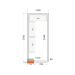 TEFCOLD Professionele koeling - Shelf Rack System Kit