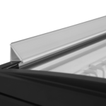 TEFCOLD Moderne ijskast met glazen deksels - IDB500-W1 - Afbeelding 2