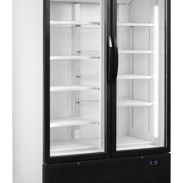 TEFCOLD 2-deurs displaykoeler met scharnierdeuren FS1202H
