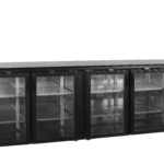TEFCOLD Barkast - 4 glasdeuren 2542mm met compressor unit - CBC410G (SG4)