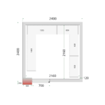 TEFCOLD Professionele koeling - Shelf Rack System Kit