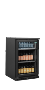 Serrco by TEFCOLD Ruime barkoeler met links scharnierende glazen deur - SGD-120LGE - Afbeelding 2