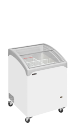 TEFCOLD Elegante diepvrieskist met gebogen glazen schuifdeksels - NIC101SCEB